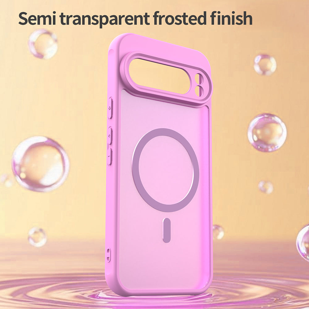 MagSafe Case for Google Pixel 10, Techsuit, HaloFrost II, Pink