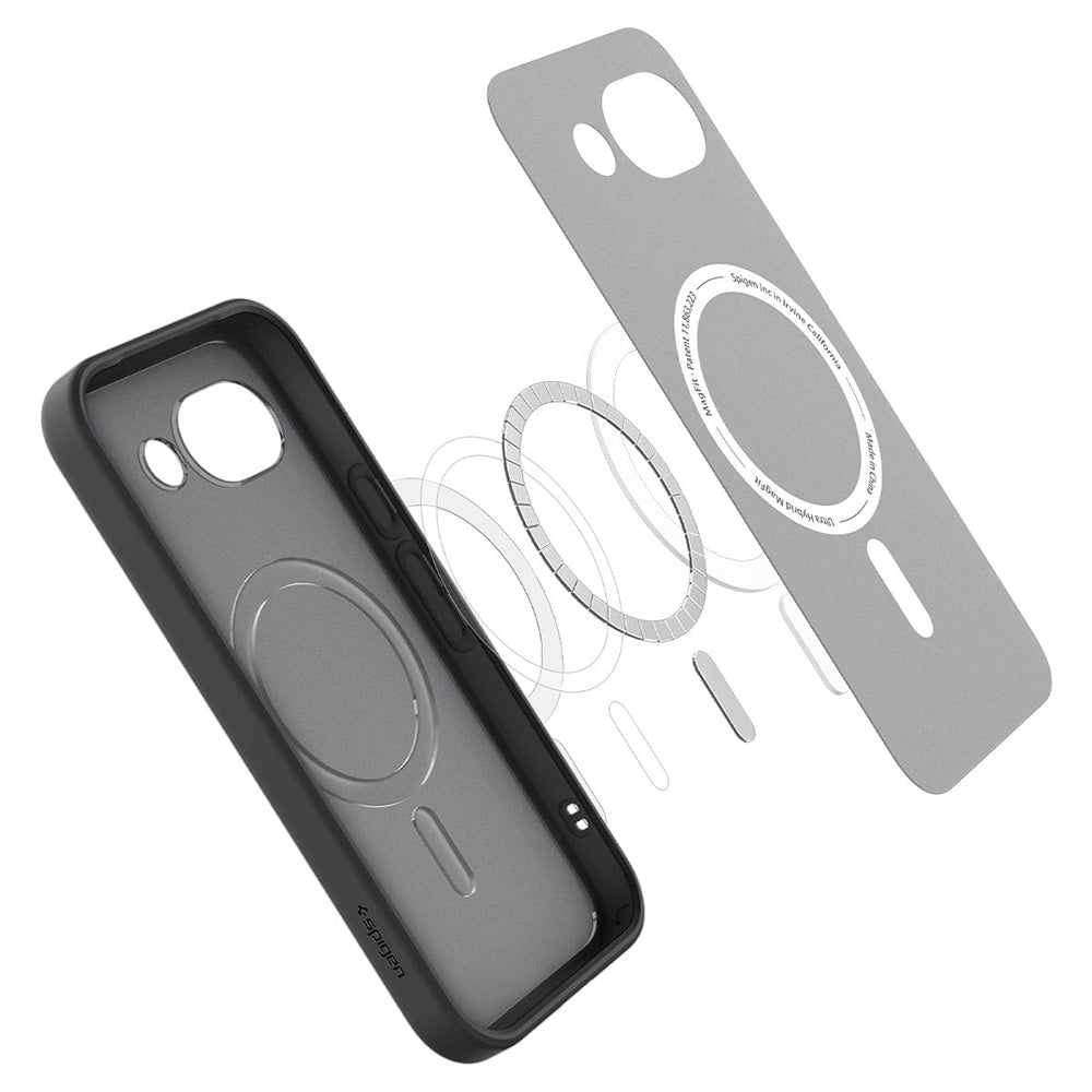 Θήκη MagSafe για Google Pixel 10a, Spigen, Ultra Hybrid, Ματ Μαύρη ACS11278