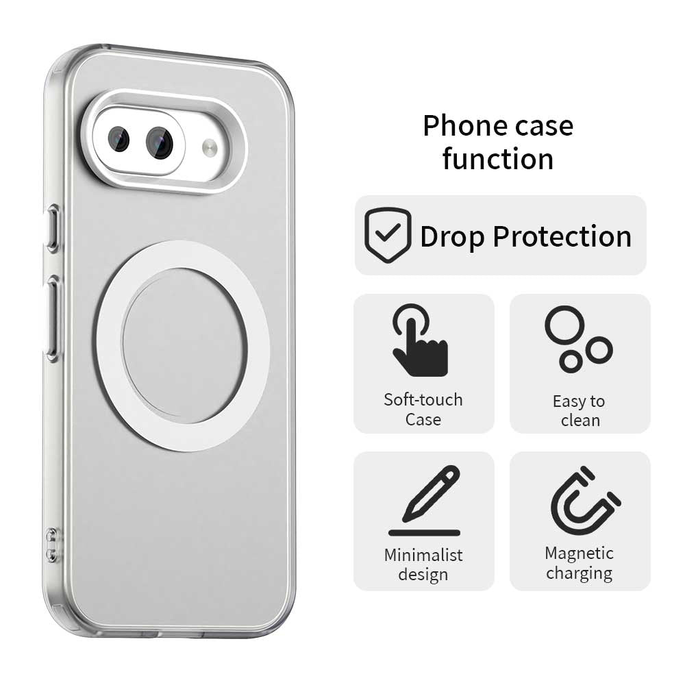Θήκη MagSafe για Google Pixel 10a, Techsuit, CandyCase, Λευκό