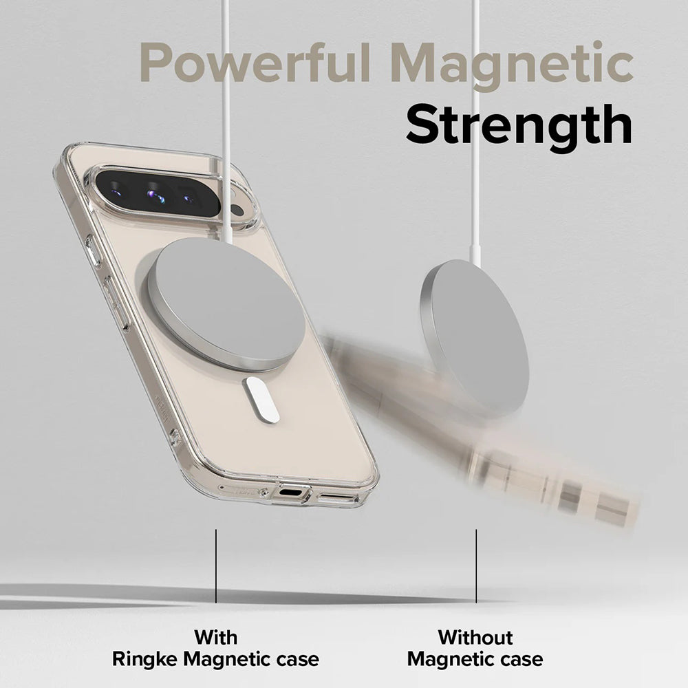 Θήκη MagSafe για Google Pixel 9 / 9 Pro, Ringke, Fusion, Διαφανής