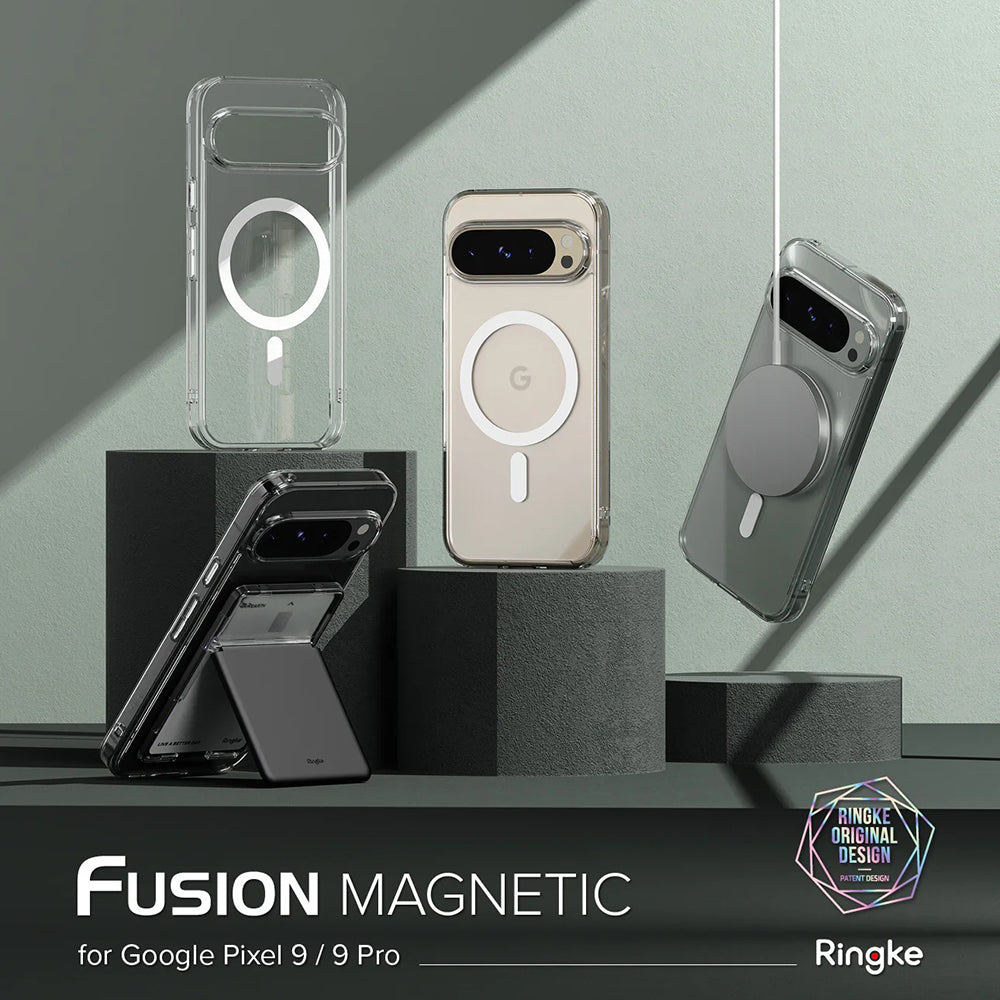 Θήκη MagSafe για Google Pixel 9 / 9 Pro, Ringke, Fusion, Διαφανής