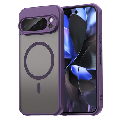 MagSafe Case for Google Pixel 9 Pro, Techsuit, HaloFrost II, Purple