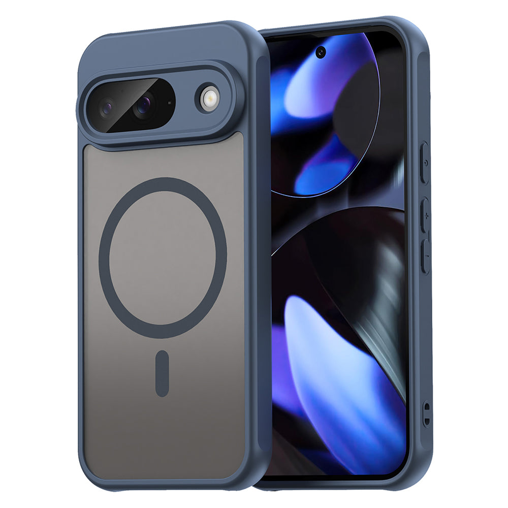 MagSafe Case for Google Pixel 9, Techsuit, HaloFrost II, Navy Blue