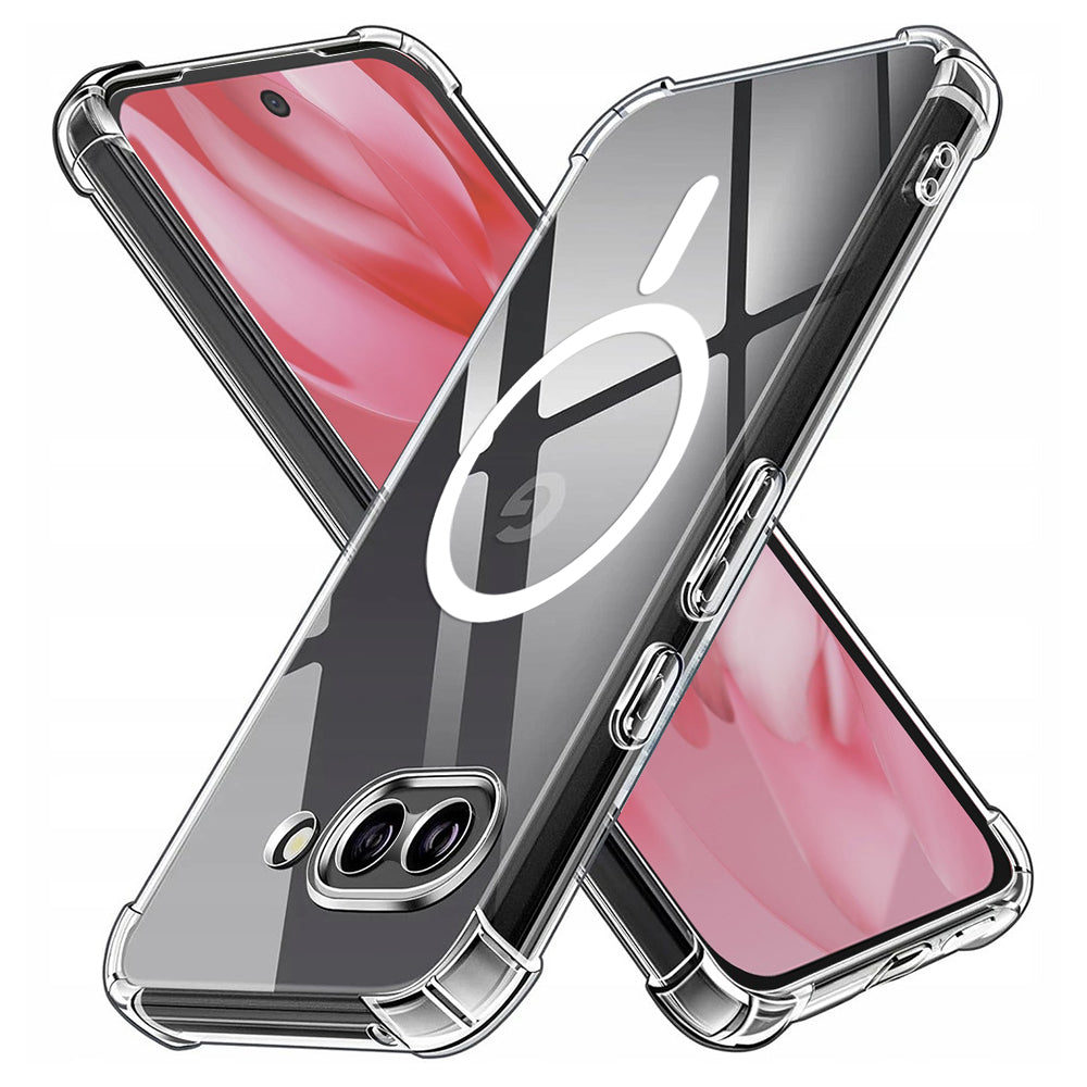 Θήκη MagSafe για Google Pixel 9a, Techsuit, Αντικρούση, Διαφανής
