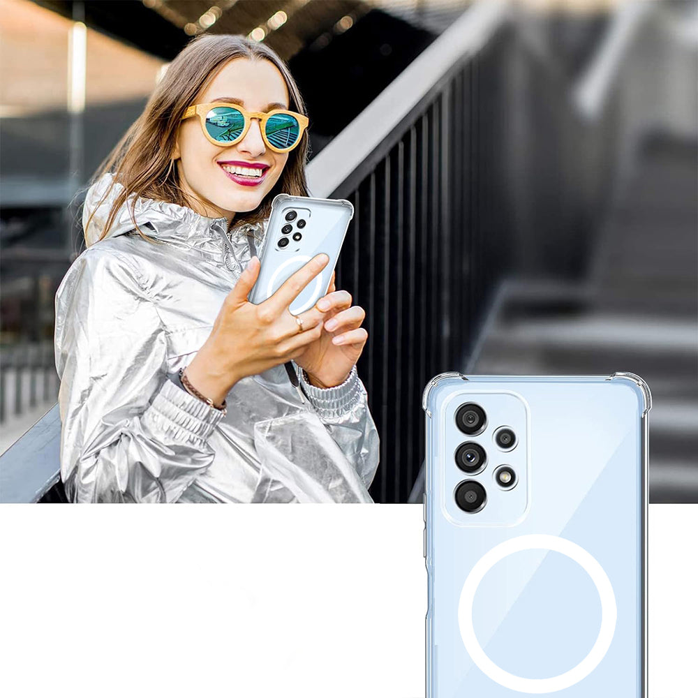 Θήκη MagSafe για Google Pixel 9a, Techsuit, Αντικρούση, Διαφανής