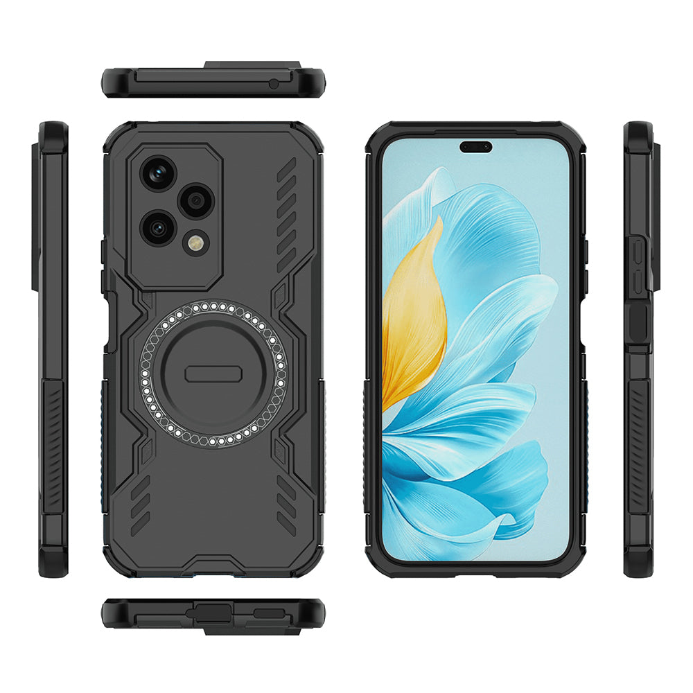 Θήκη MagSafe για Honor 200 Lite, Techsuit, ArmorMag, Μαύρη
