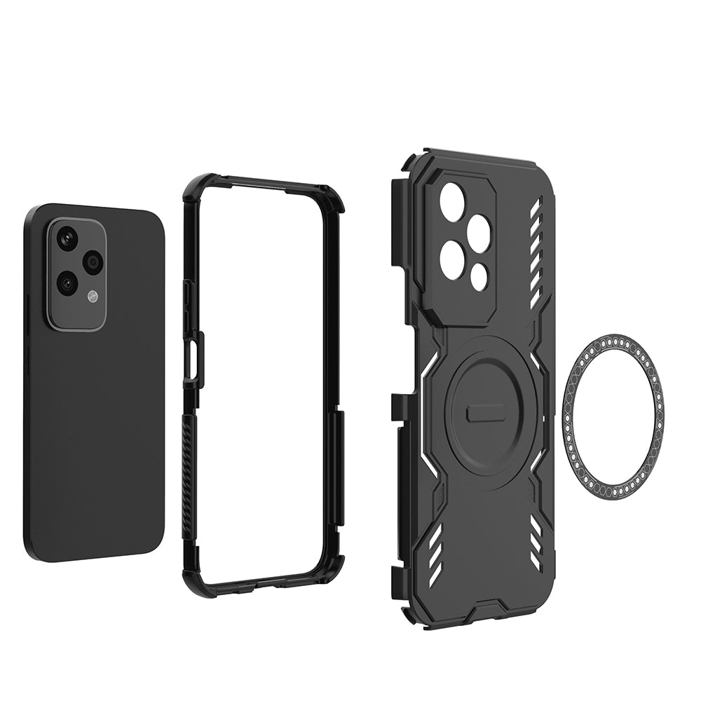 Θήκη MagSafe για Honor 200 Lite, Techsuit, ArmorMag, Μαύρη