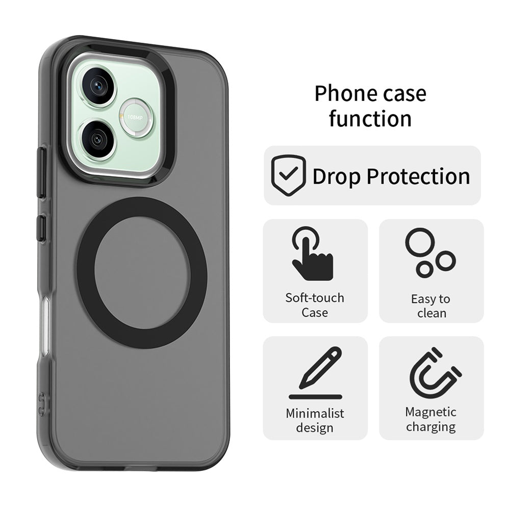 MagSafe Case for Honor 600 Lite, Techsuit, CandyCase, Black