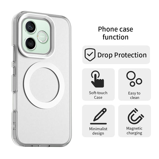 Θήκη MagSafe για Honor 600 Pro / 600, Techsuit, CandyCase, Λευκό