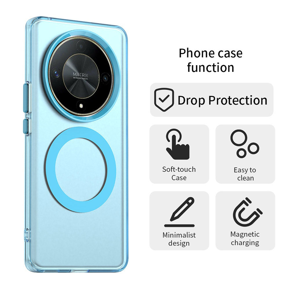 Θήκη MagSafe για Honor Magic6 Lite, Techsuit, CandyCase, Μπλε