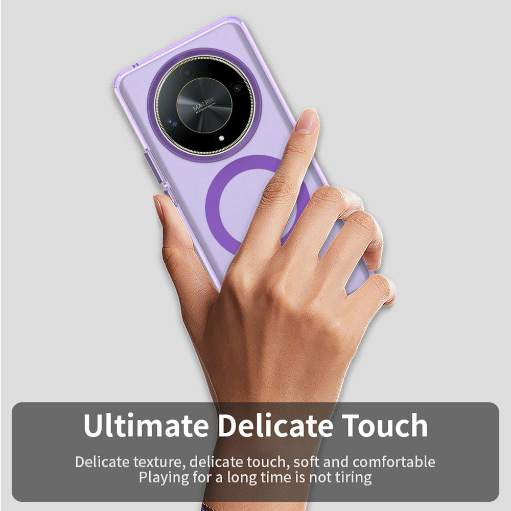 MagSafe Case for Honor Magic6 Lite, Techsuit, CandyCase, Purple