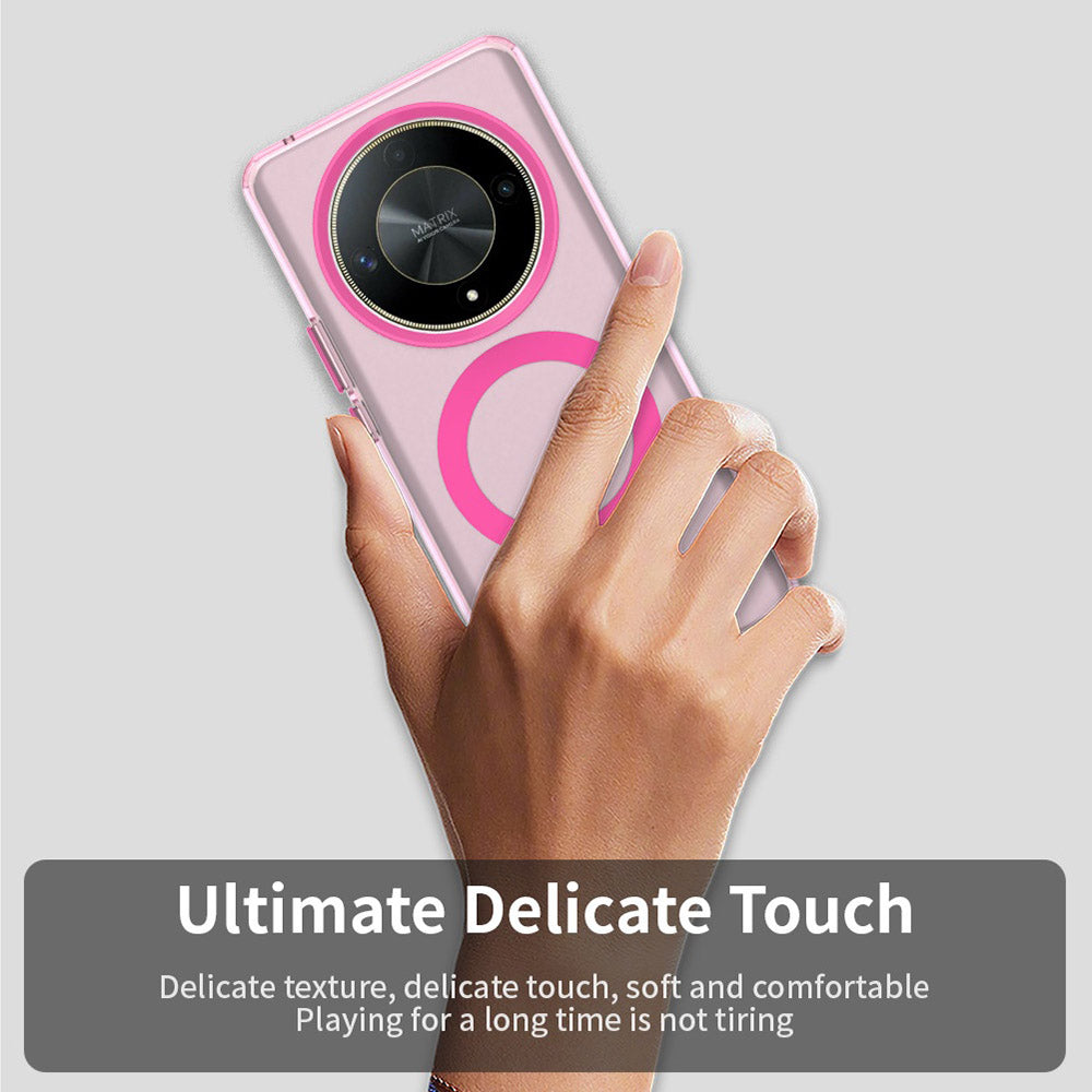 Θήκη MagSafe για Honor Magic6 Lite, Techsuit, CandyCase, Ροζ