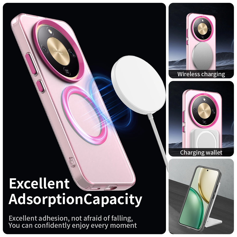 MagSafe Case for Honor Magic8 Lite, Techsuit, CandyCase, Pink