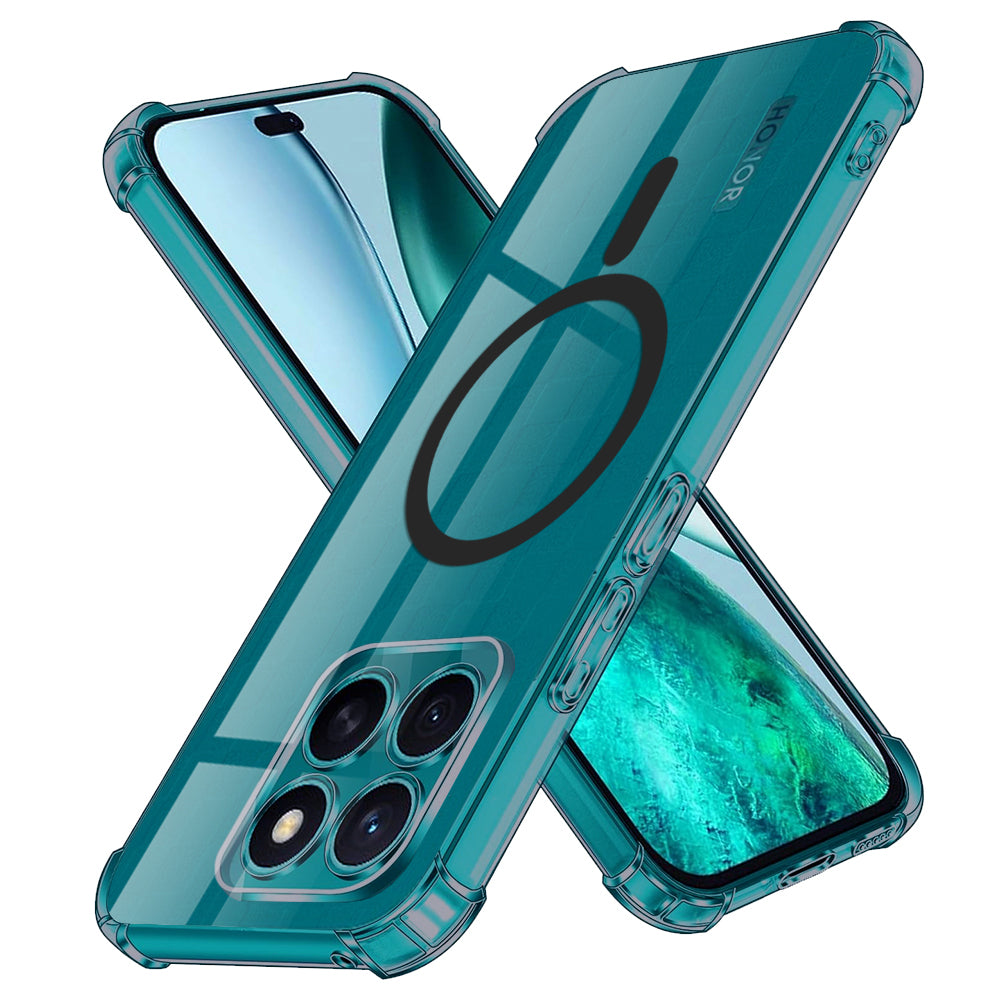 MagSafe Case for Honor X8c, Techsuit, Shockproof Clear, Smoke