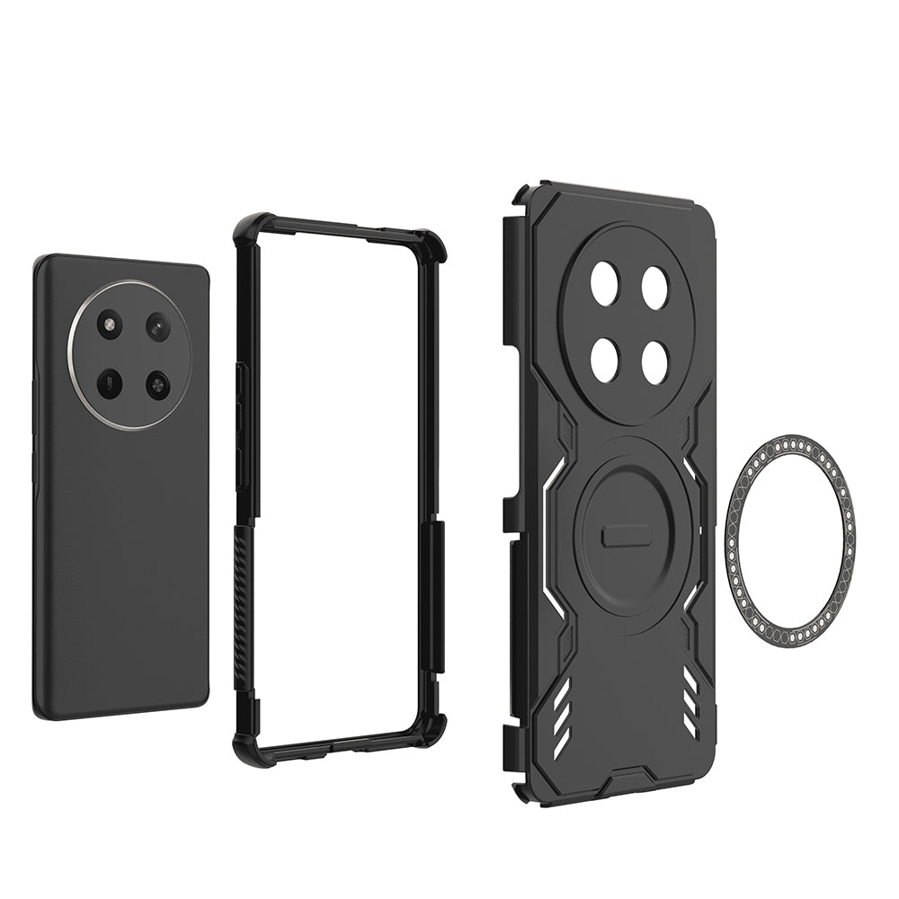 Θήκη MagSafe για Honor X9c / Magic7 Lite, Techsuit, ArmorMag, Μαύρη