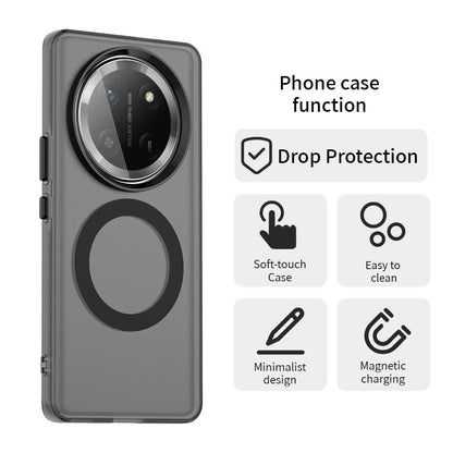 MagSafe Case for Honor X9c / Magic7 Lite, Techsuit, CandyCase, Black