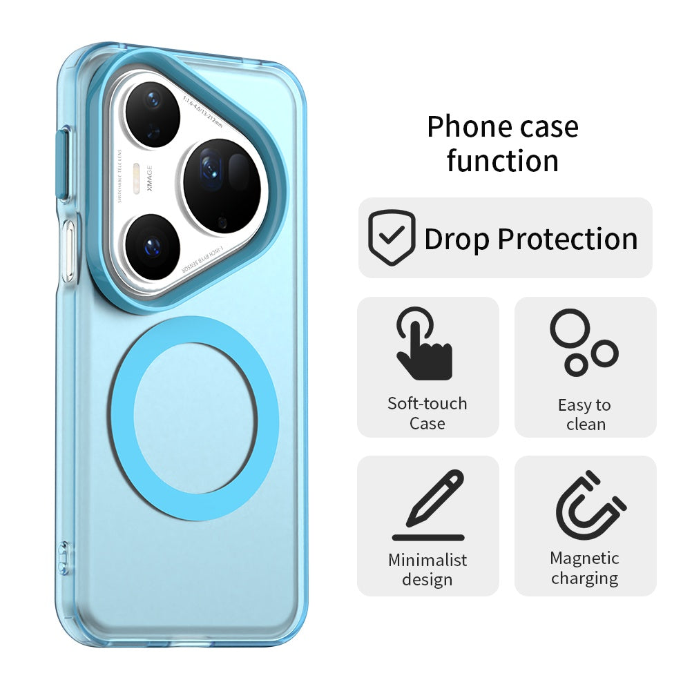 MagSafe Case for Huawei Pura 80 Ultra, Techsuit, CandyCase, Blue