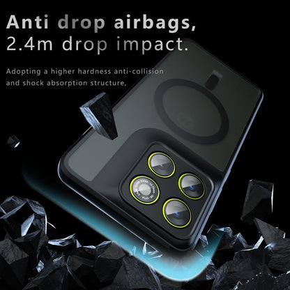 Θήκη MagSafe για Motorola Edge 70 Fusion, Techsuit, PureFrost, Μαύρο Σατινέ