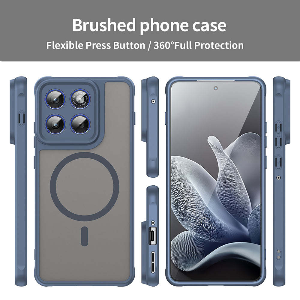 Θήκη MagSafe για Motorola Edge 70, Techsuit, HaloFrost II, Μπλε Ναυτικό