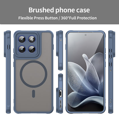 Θήκη MagSafe για Motorola Edge 70, Techsuit, HaloFrost II, Μπλε Ναυτικό