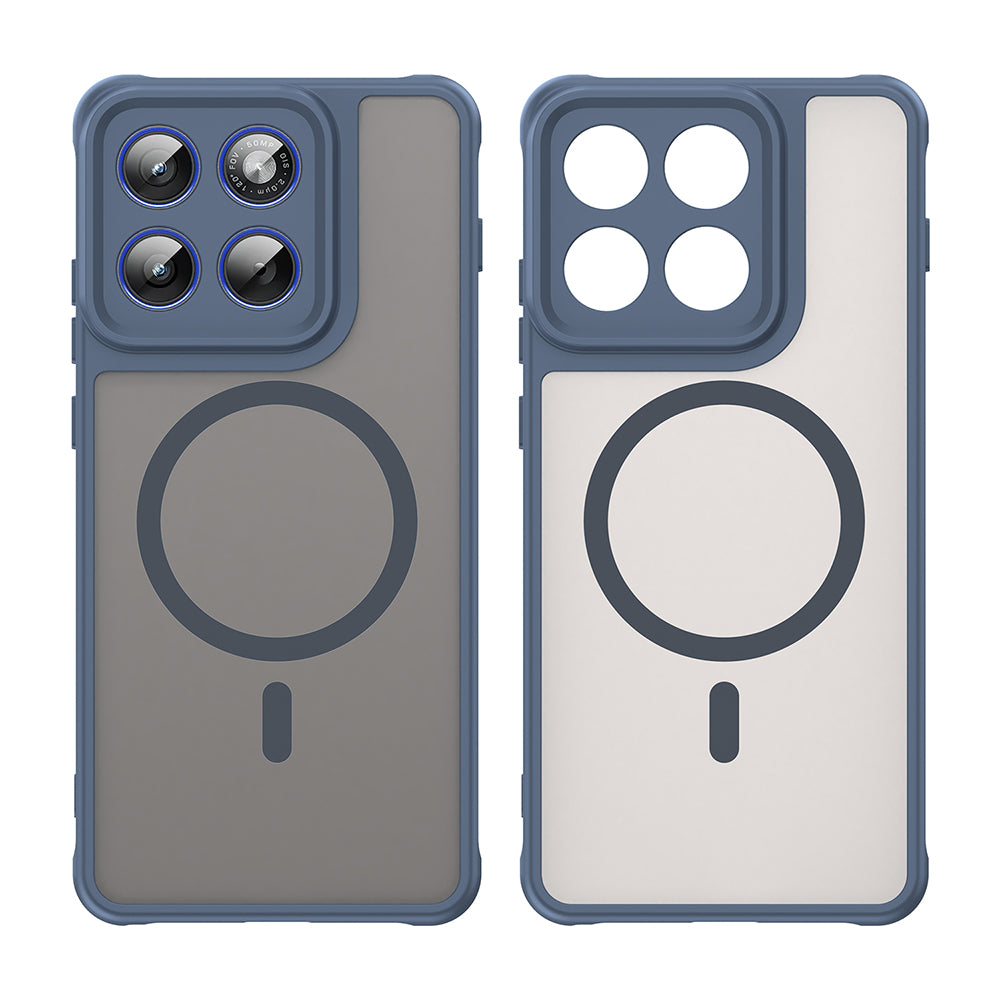 Θήκη MagSafe για Motorola Edge 70, Techsuit, HaloFrost II, Μπλε Ναυτικό