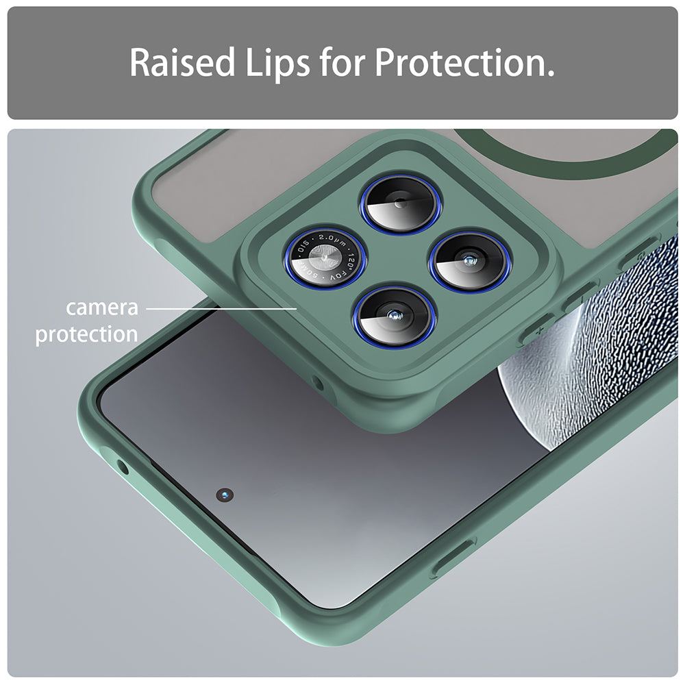 Θήκη MagSafe για Motorola Edge 70, Techsuit, HaloFrost II, Πράσινο