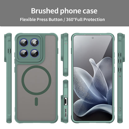 Θήκη MagSafe για Motorola Edge 70, Techsuit, HaloFrost II, Πράσινο