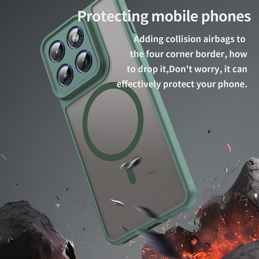 Θήκη MagSafe για Motorola Edge 70, Techsuit, HaloFrost II, Πράσινο