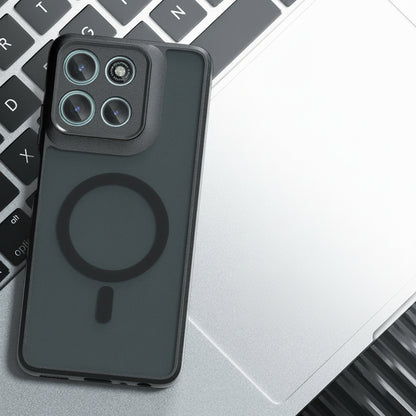 MagSafe Case for Motorola Moto G67 Power / G57 Power, Techsuit, PureFrost, Satin Black