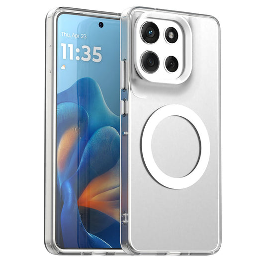 Θήκη MagSafe για Motorola Moto G86, Techsuit, CandyCase, Λευκή