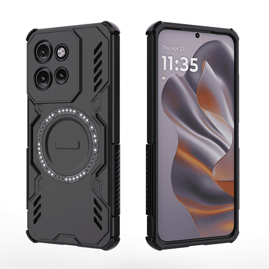 Θήκη MagSafe για Motorola ThinkPhone 25 / Edge 50 Neo, Techsuit, ArmorMag, Μαύρη