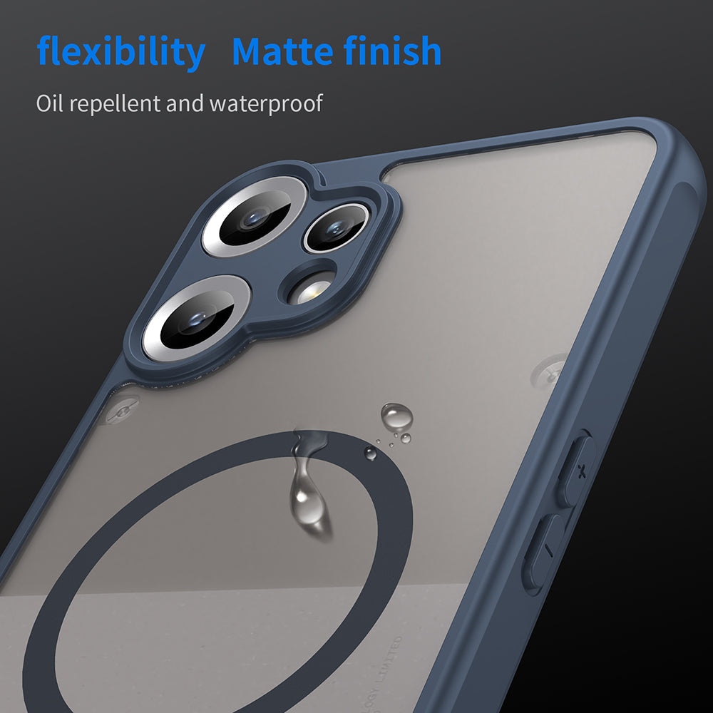 MagSafe Case for Nothing CMF Phone 2 Pro, Techsuit, HaloFrost II, Navy Blue