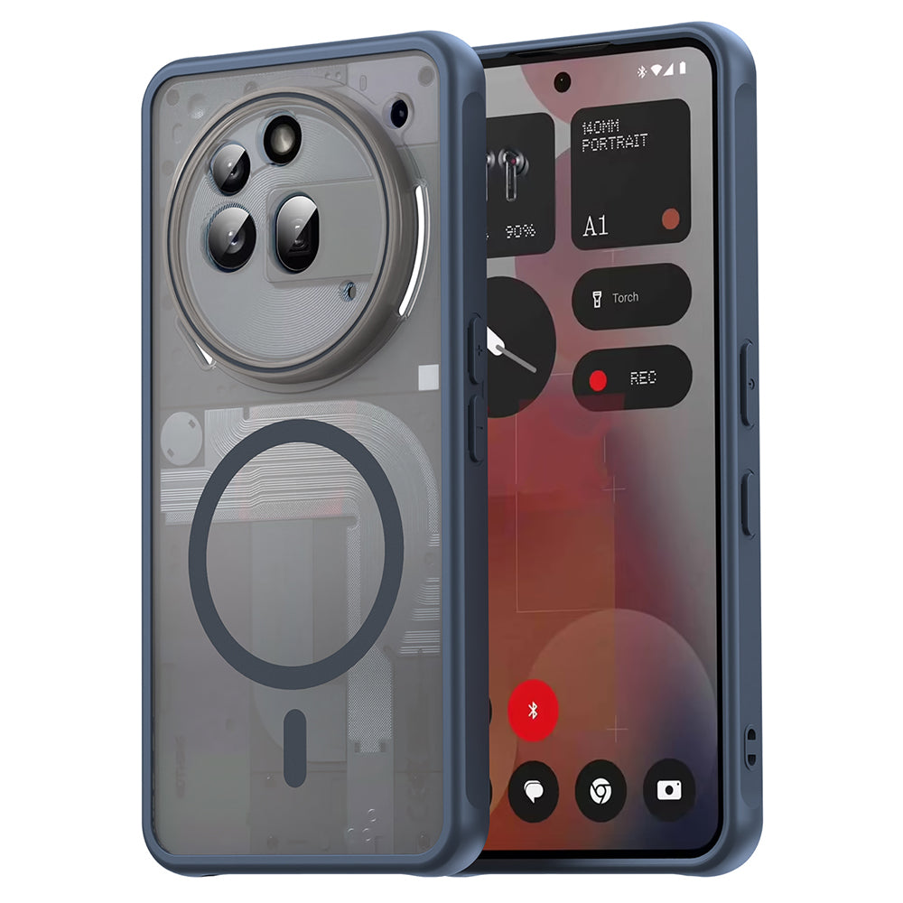 MagSafe Case for Nothing Phone (3a) Pro, Techsuit, HaloFrost II, Navy Blue