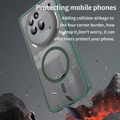 MagSafe Case for Nothing Phone (3a) Pro, Techsuit, HaloFrost II, Green