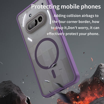 MagSafe Case for Nothing Phone (3a), Techsuit, HaloFrost II, Purple