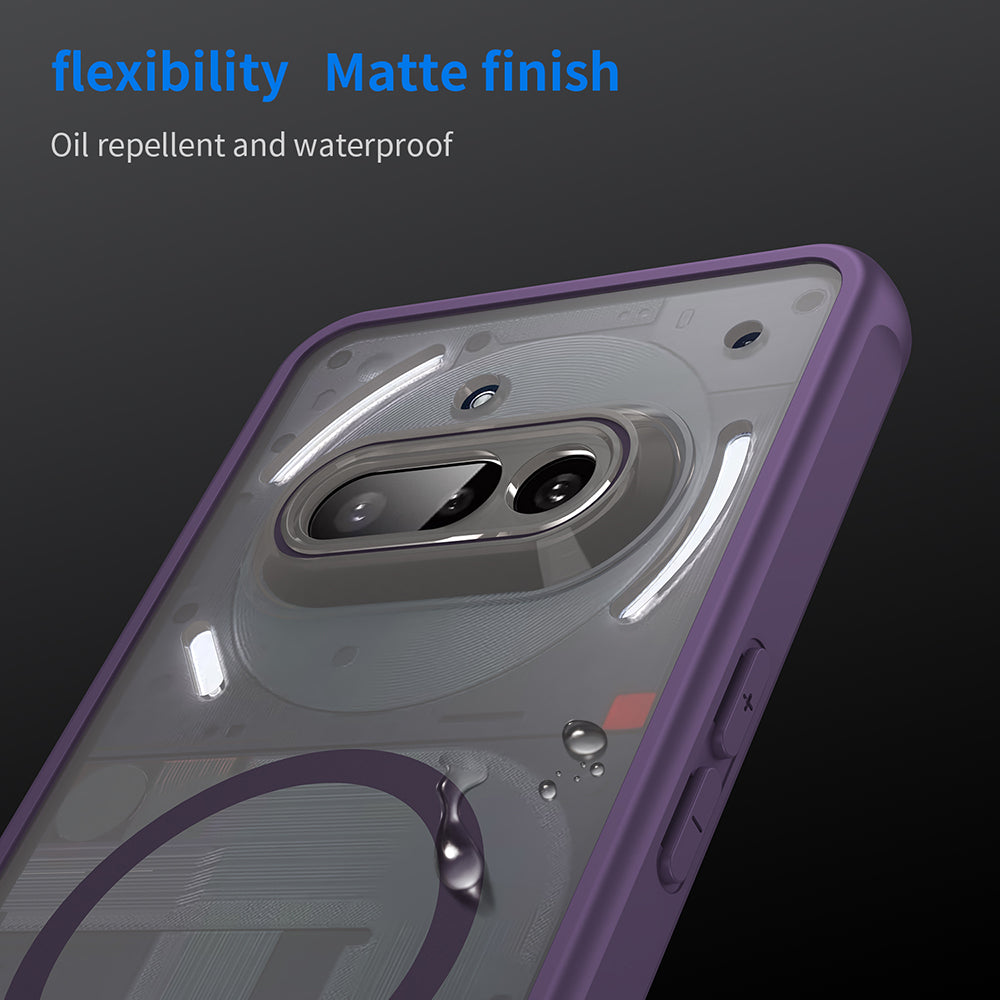 MagSafe Case for Nothing Phone (3a), Techsuit, HaloFrost II, Purple