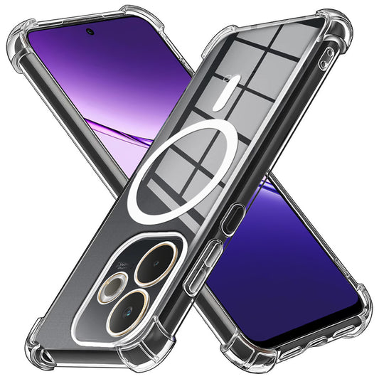 Θήκη MagSafe για Oppo A5 Pro 4G / A5 Pro, Techsuit, Ανθεκτική σε Κρούσεις, Διαφανής