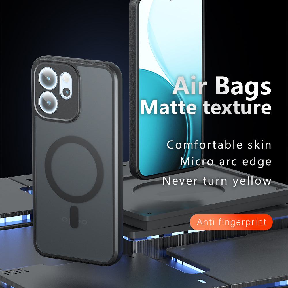MagSafe Case for Oppo Reno14 FS 5G / Reno14 F, Techsuit, PureFrost, Satin Black