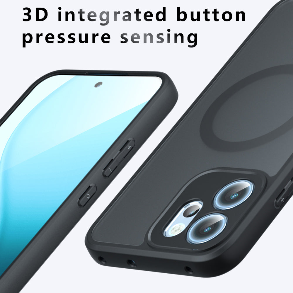 MagSafe Case for Oppo Reno14 FS 5G / Reno14 F, Techsuit, PureFrost, Satin Black