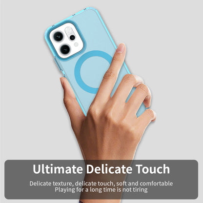 MagSafe Case for Oppo Reno14, Techsuit, CandyCase, Blue