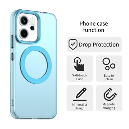 MagSafe Case for Oppo Reno16 F / Reno16 FS, Techsuit, CandyCase, Blue