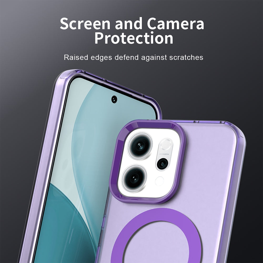 Θήκη MagSafe για Oppo Reno16 F / Reno16 FS, Techsuit, CandyCase, Μωβ