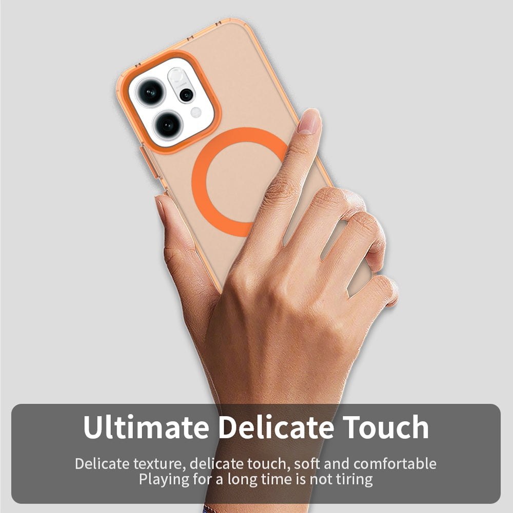 MagSafe Case for Oppo Reno16 F / Reno16 FS, Techsuit, CandyCase, Orange