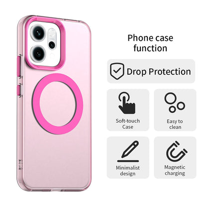 MagSafe Case for Oppo Reno16 F / Reno16 FS, Techsuit, CandyCase, Pink
