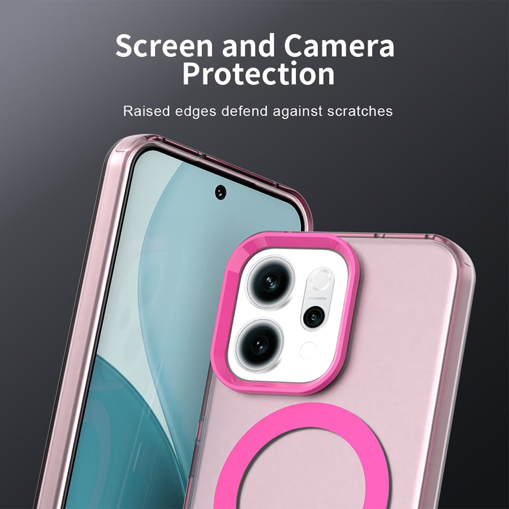 MagSafe Case for Oppo Reno16 F / Reno16 FS, Techsuit, CandyCase, Pink