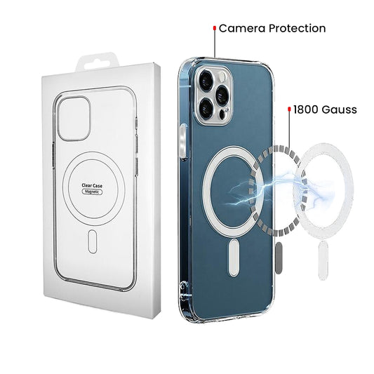 MagSafe Case for Samsung Galaxy S26 S942, OEM, 1800 Gauss, Transparent