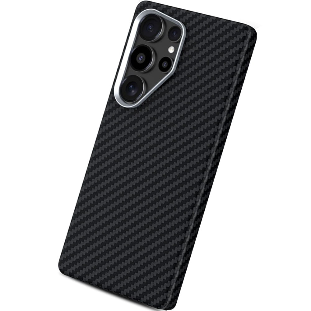 MagSafe Case for Samsung Galaxy S25 Ultra S938, Tech-Protect, Ion Carbon, Black