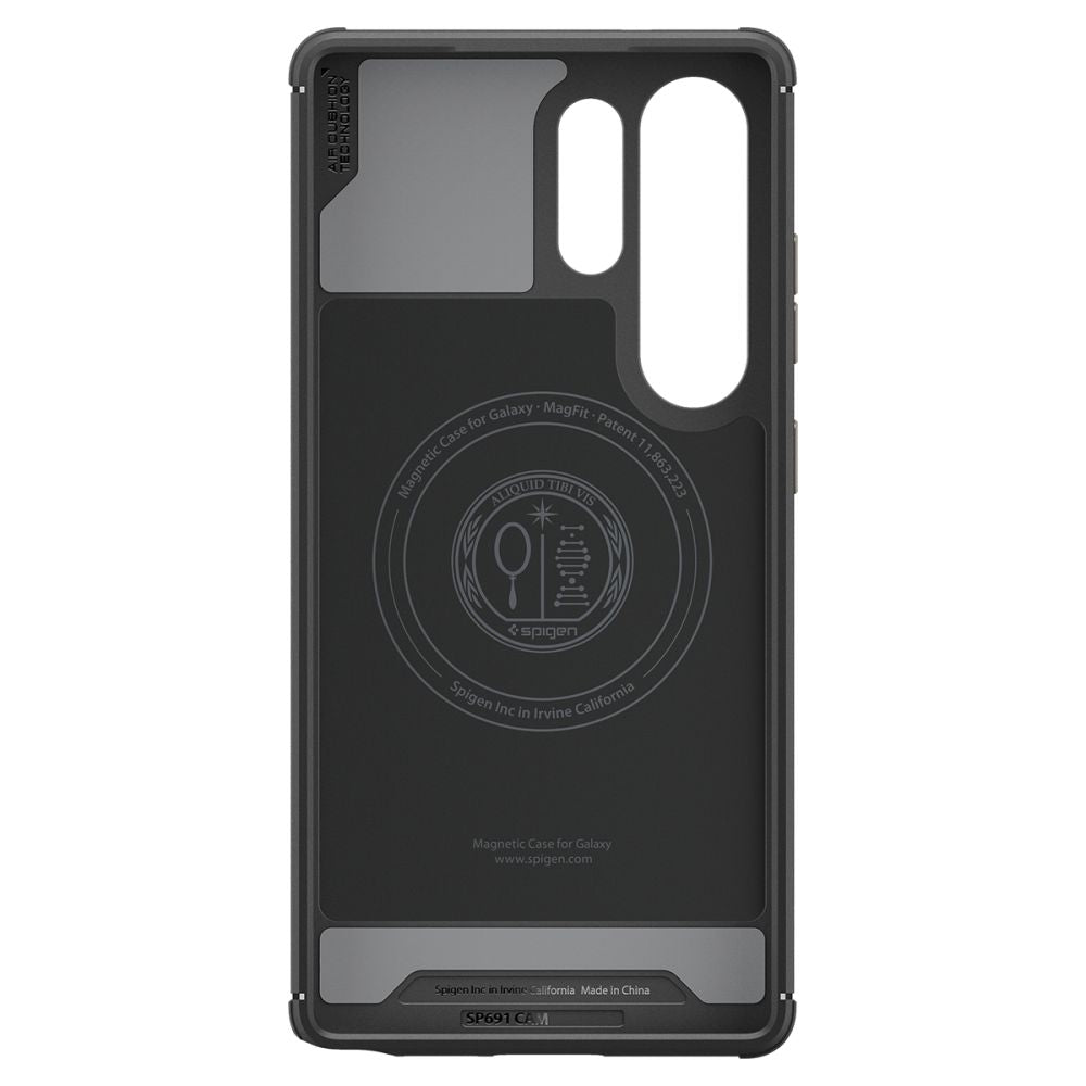 MagSafe Case for Samsung Galaxy S25 Ultra S938, Spigen, Mag Armor, Black ACS08913