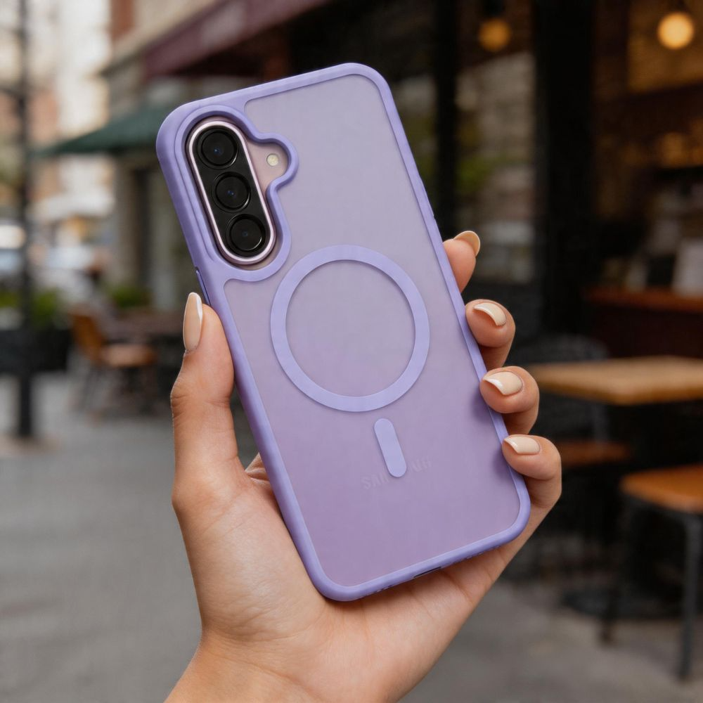 MagSafe Case for Samsung Galaxy A37 5G / A56 A566 / A36 A366, Tech-Protect, Magmat, Matte Purple