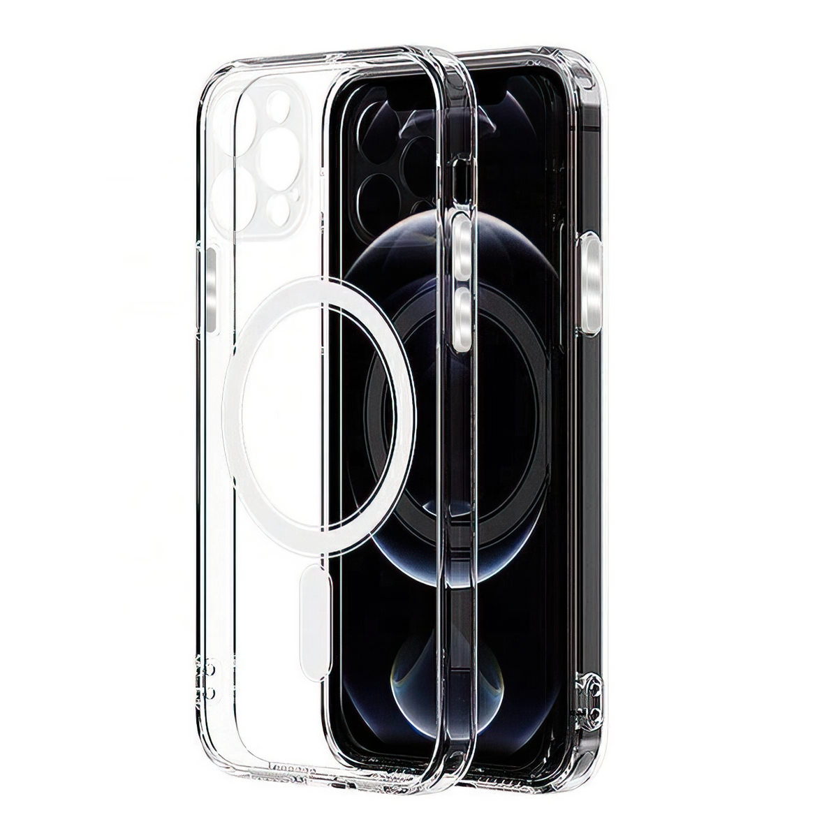 MagSafe Case for Samsung Galaxy A57 5G, OEM, 1800 Gauss, Transparent